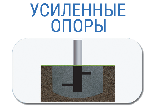Усиленные опоры